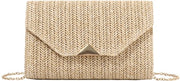 Borsa Clutch per Donna in Tessuto Tela Estivo per Matrimonio Festa Promozione Viaggio