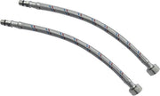 Set di 2 tubi di ingresso flessibili per miscelatore - 1/2 pollice femmina & M10 maschio - 300 mm di lunghezza - sanitario e cucina - set di connessioni per sanitari