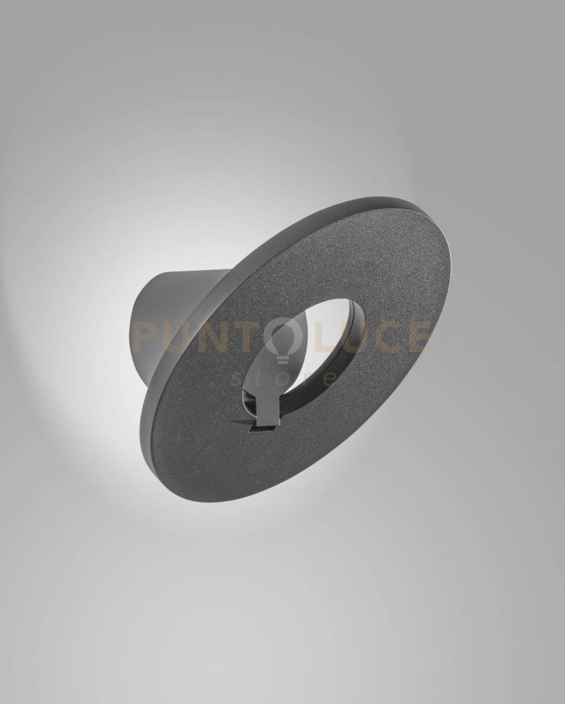 ELITE APPLIQUE GRIGIO SCURO A LED 10W 3000K 1309LM PER ESTERO IP54 REGOLABILE E GIREVOLE