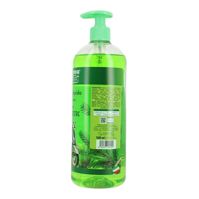 HYDRA VIVA+ SAPONE LIQUIDO MANI E VISO ESTRATTI DI PINO SILVESTRE - 1L