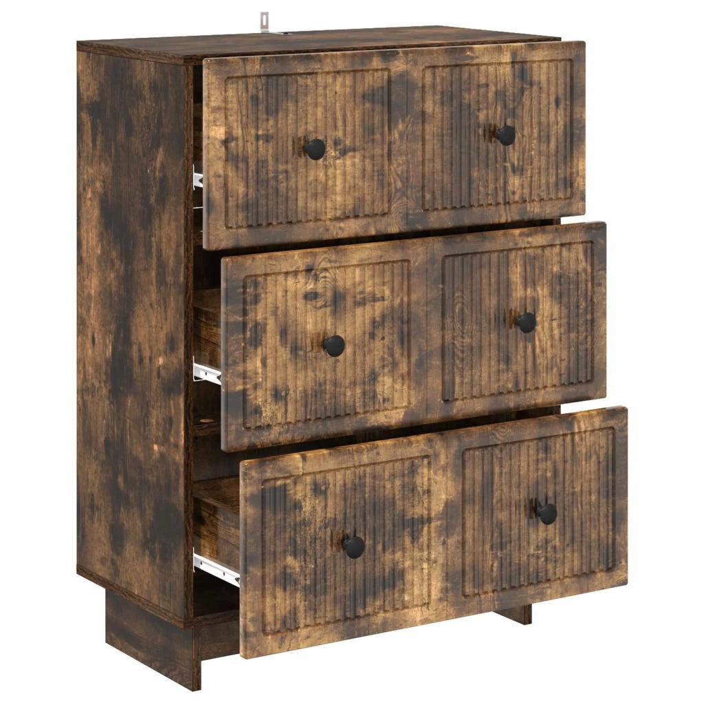 Mobile con Cassetti Rovere Fumo 66 x 34,5 x 90 cm