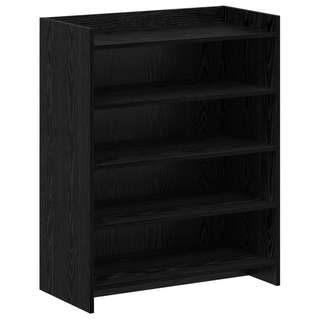 Mobile per scarpe Rovere Nero 73,5 x 36 x 92 cm 8011316