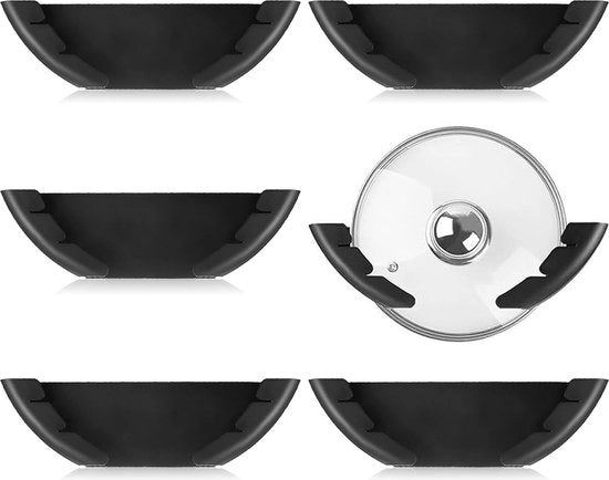Set di 5 Supporti Autoadesivi per Coppe da Appendere al Muro - Set di Coppe per Pannelli di 15-32 cm