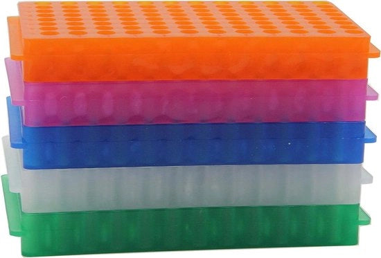 Pannello di supporto in polipropilene per centrifuga microscopica 02ml-2ml, confezione da 5 pezzi