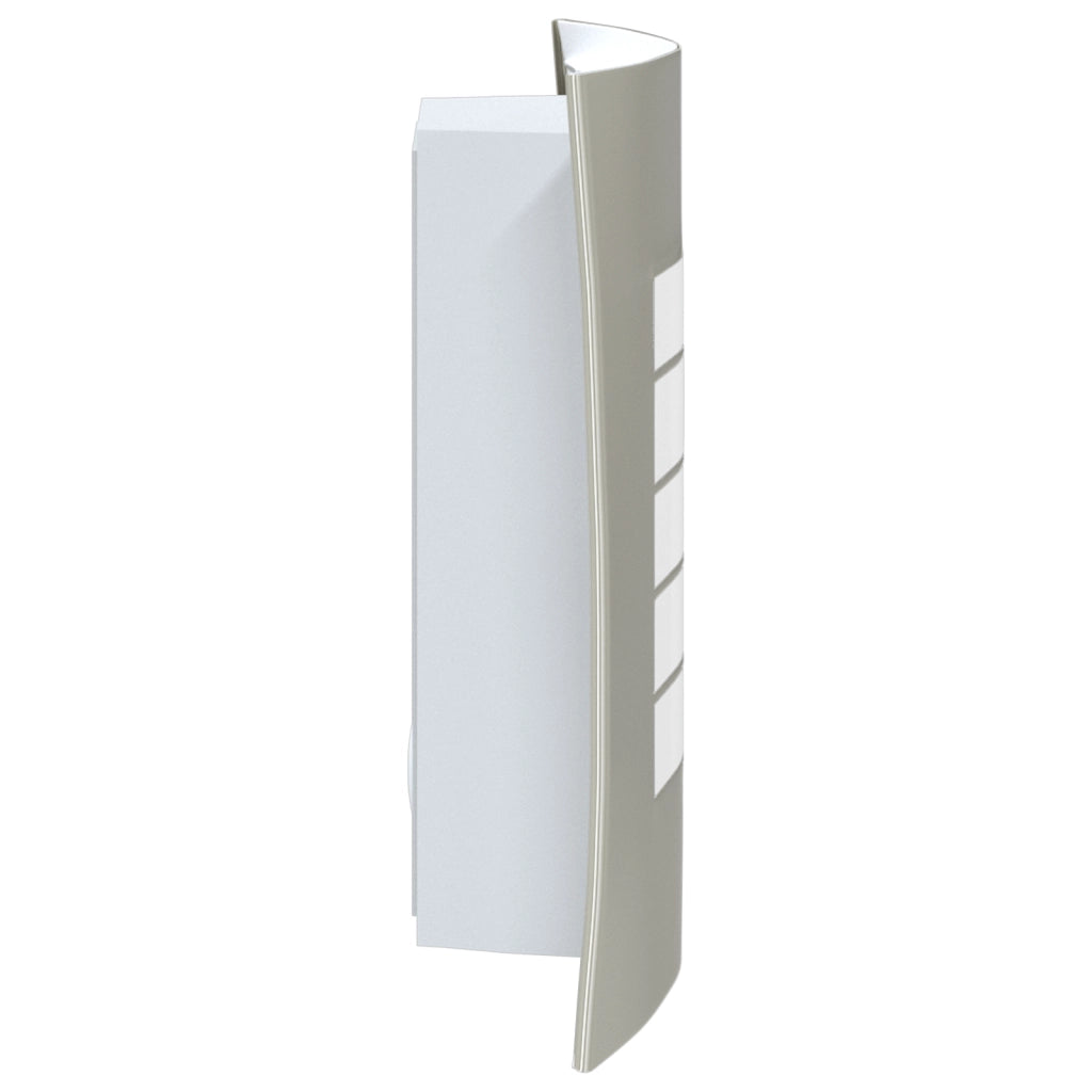 Lampada da Muro Esterno 2 pcs Argento Acciaio Inossidabile IP44
