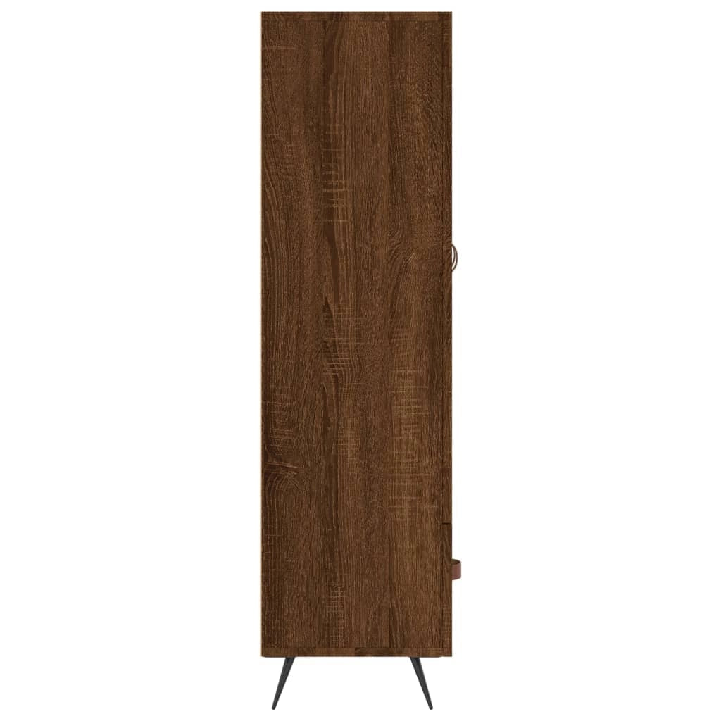 Buffet credenza cassettiera mobiletto mobile contenitore organizer cucina soggiorno salotto alto 69,5 x 31 x 115 cm legno ingegnerizzato marrone 02_0033758