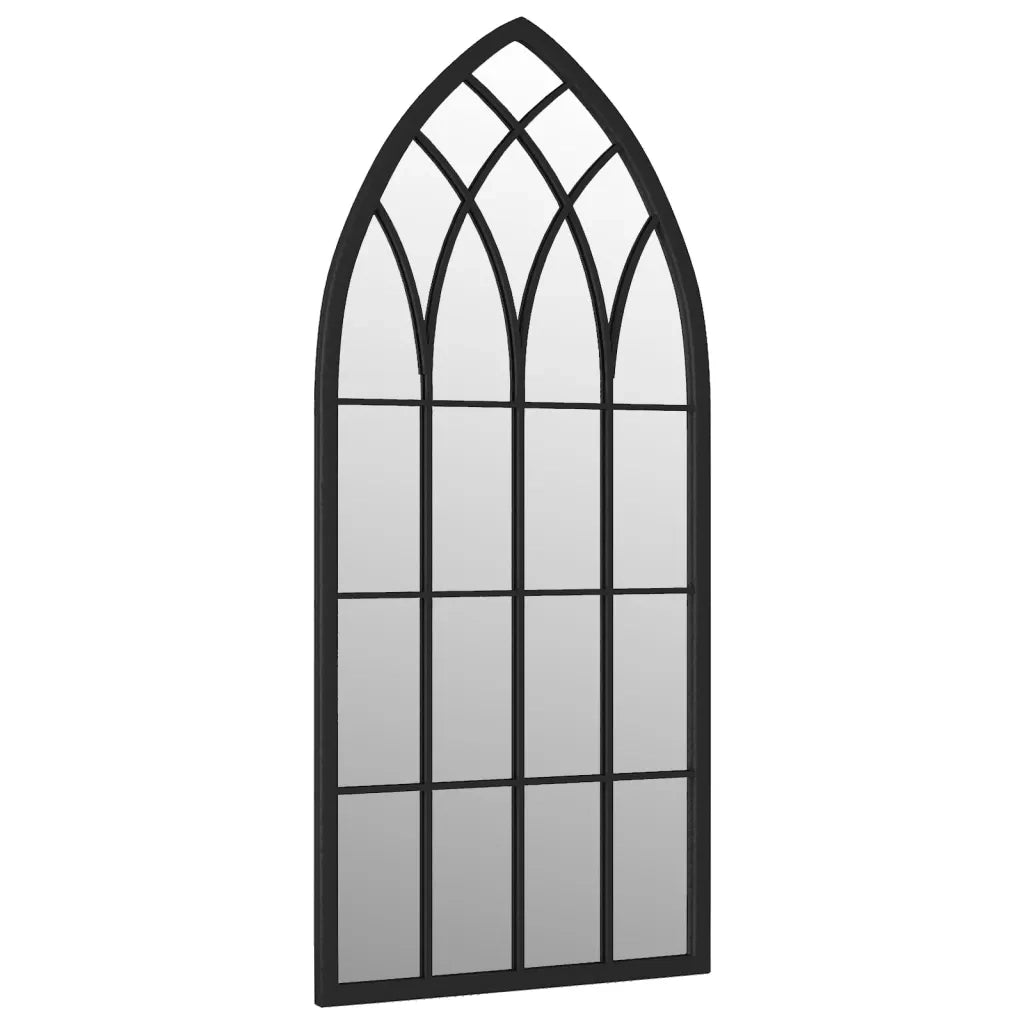 Specchio-Specchio DecorativoNero 70x30 cm Ferro per Uso Interno 905601