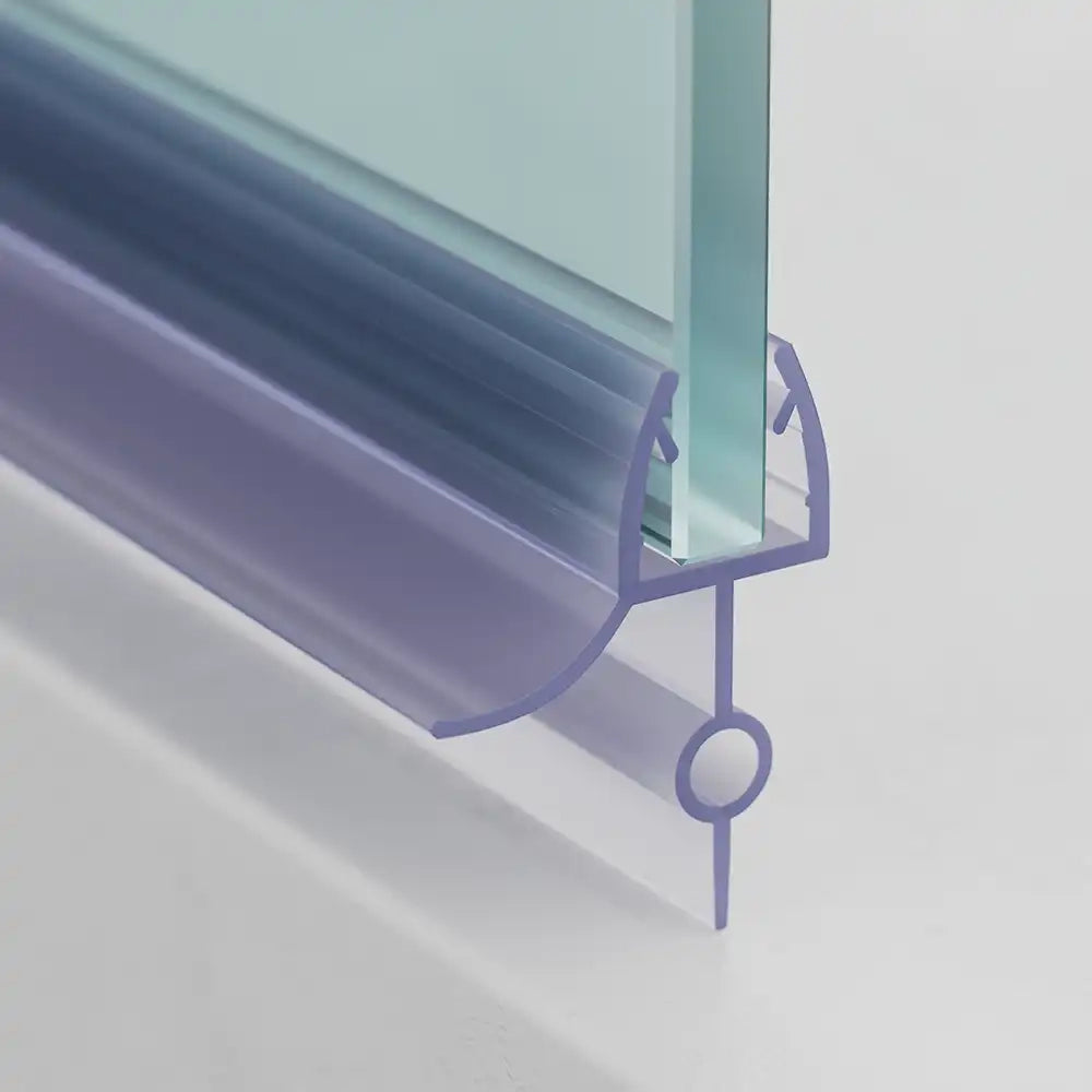 Coppia guarnizioni box doccia sottoporta in pvc 80cm vetro 6-8mm baffo 16mm | Sealify