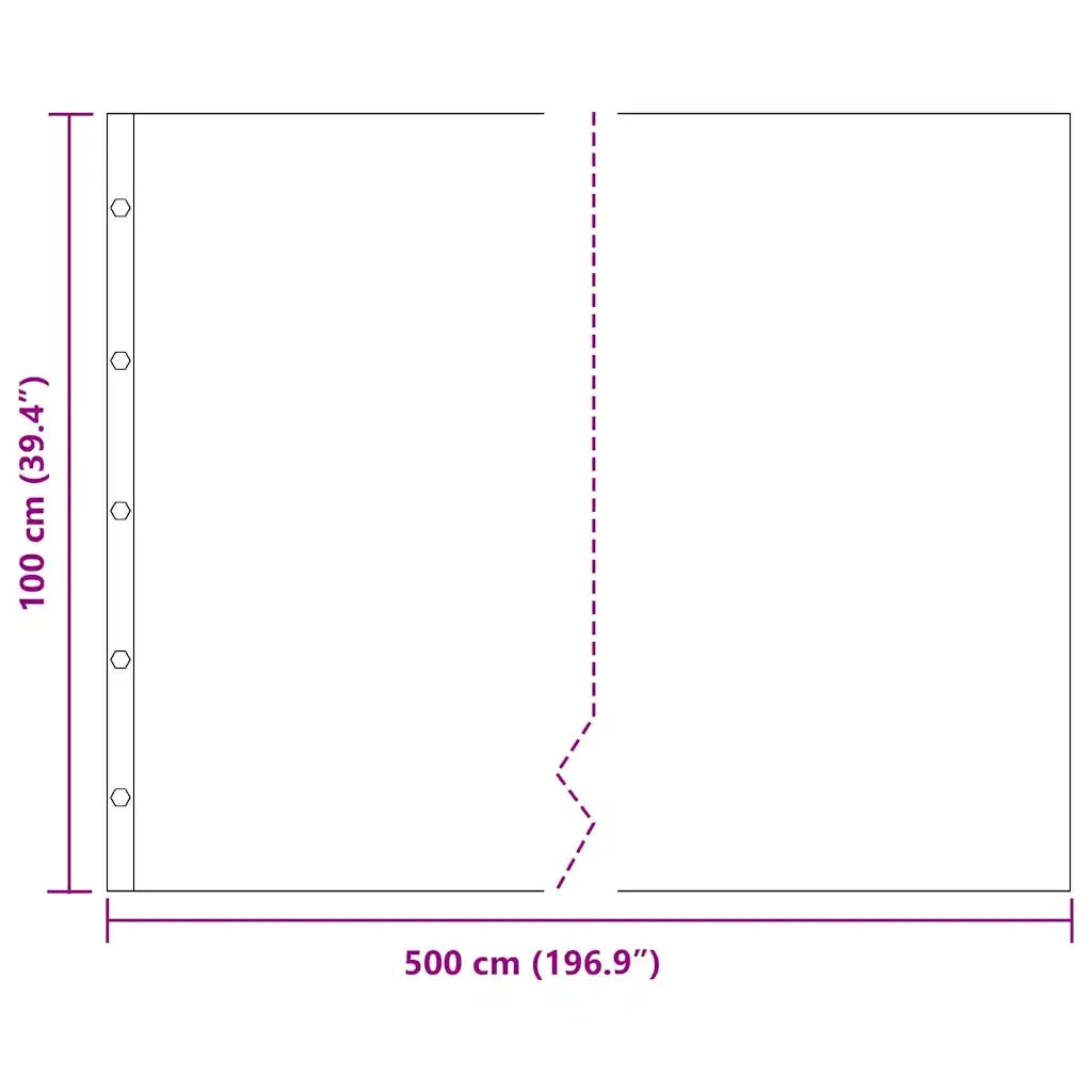 Barriera antiradice Nero 1 x 5 m Polietilene CFW7567454