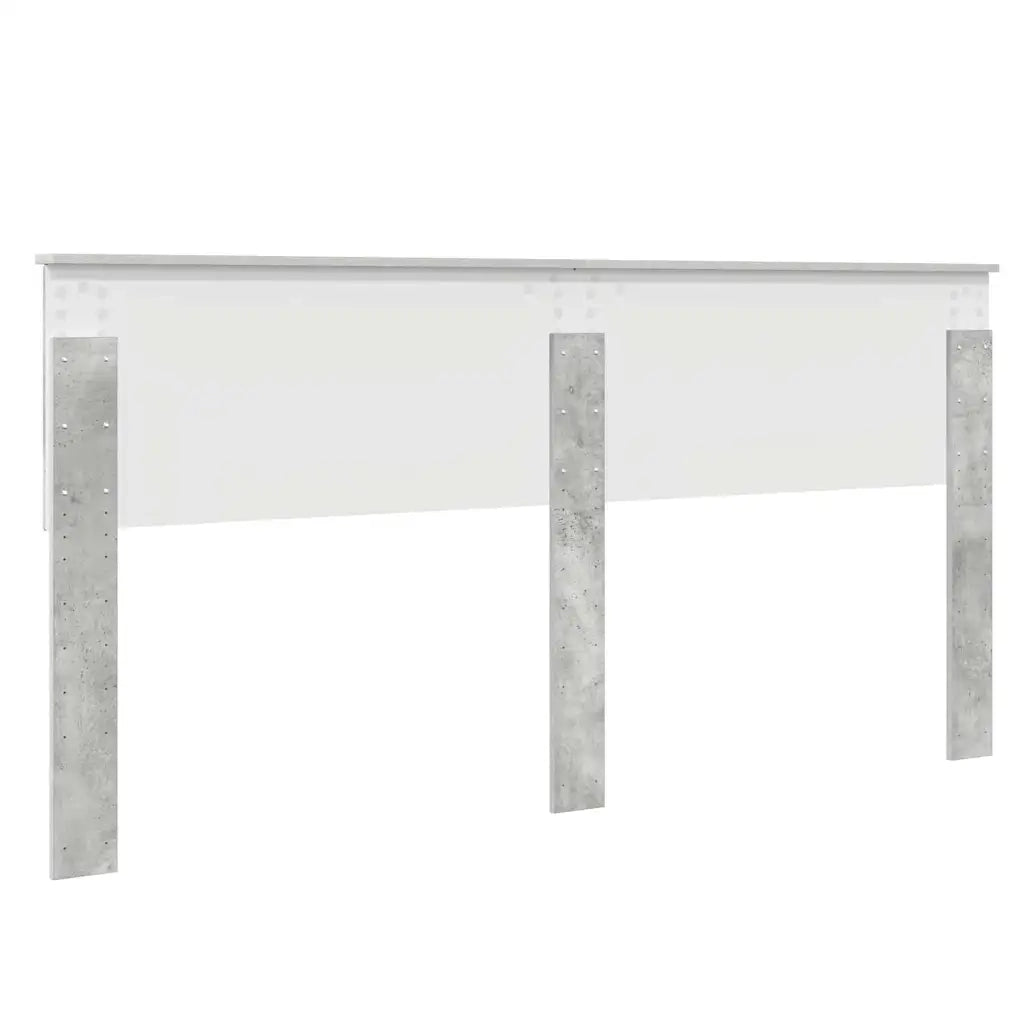 Testiera-Testata-Testiera Decorativa Grigio cemento 180 cm Legno multistrato 385493