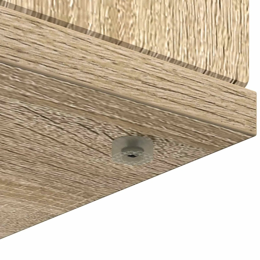Cornice per camino Rovere Sonoma 100 x 20 x 100 cm 8006617