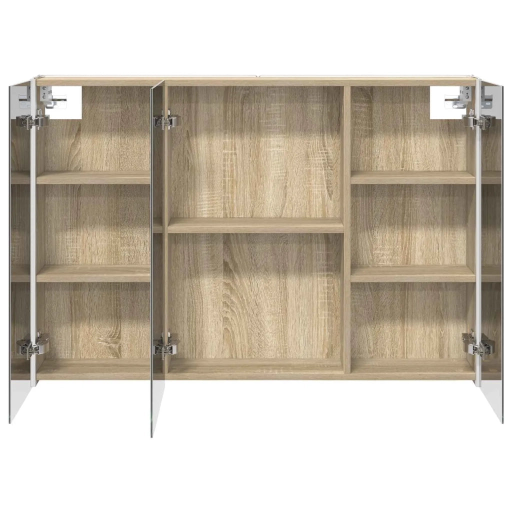 Mobiletto per specchio da bagno Rovere Sonoma