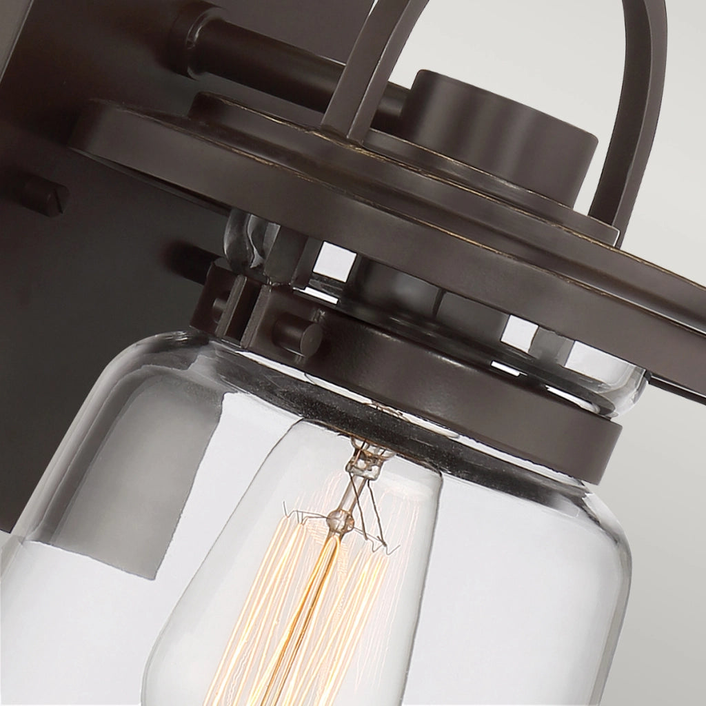 Applique esterna Lasalle bronzo E27 60W Quintiesse