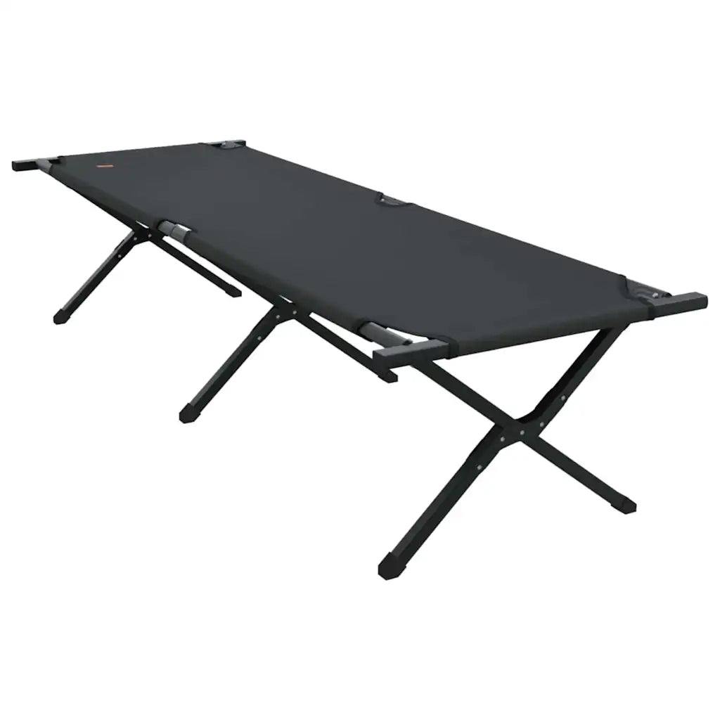 Letto da campeggio pieghevole 2 pz Nero 193 x 69 x 45 cm CFW4689625