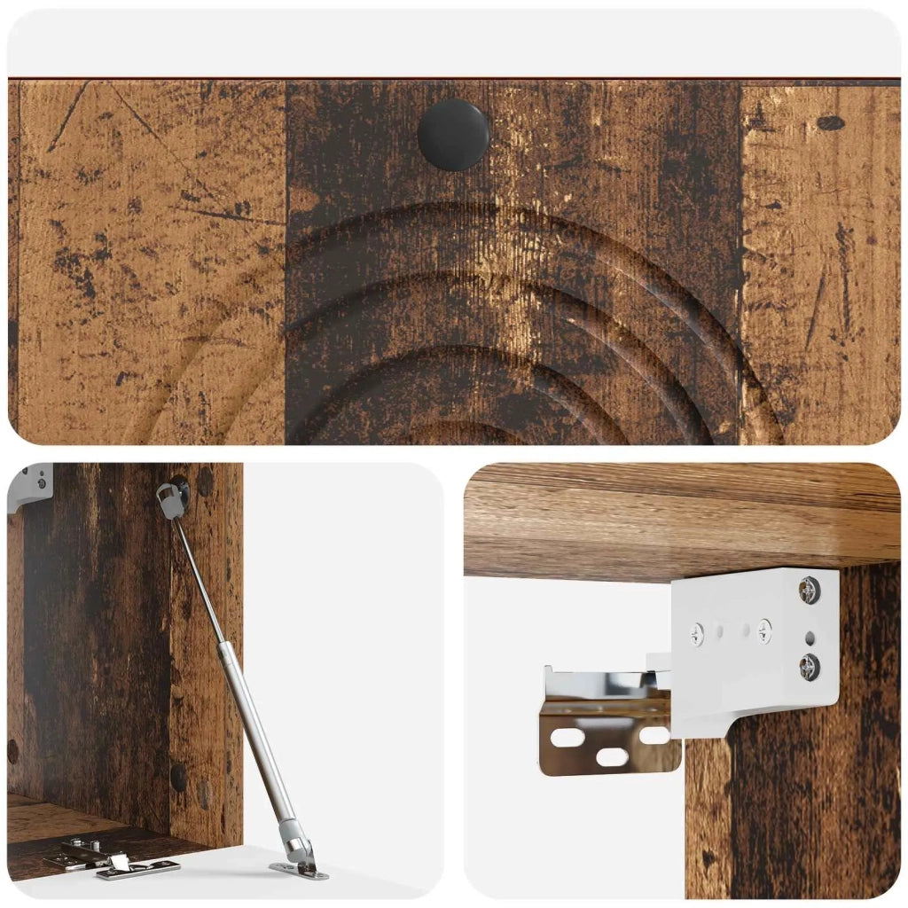 Mobile Porta TV da Muro Legno antico 78,5 x 31 x 30 cm