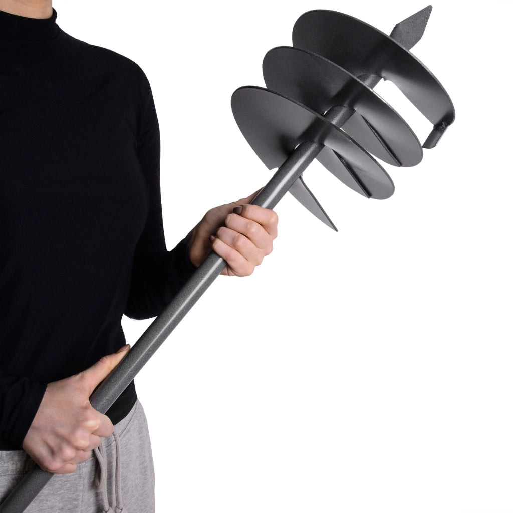 Trivella manuale KADAX per terreno, 20 cm (200 mm), robusta, per forare.