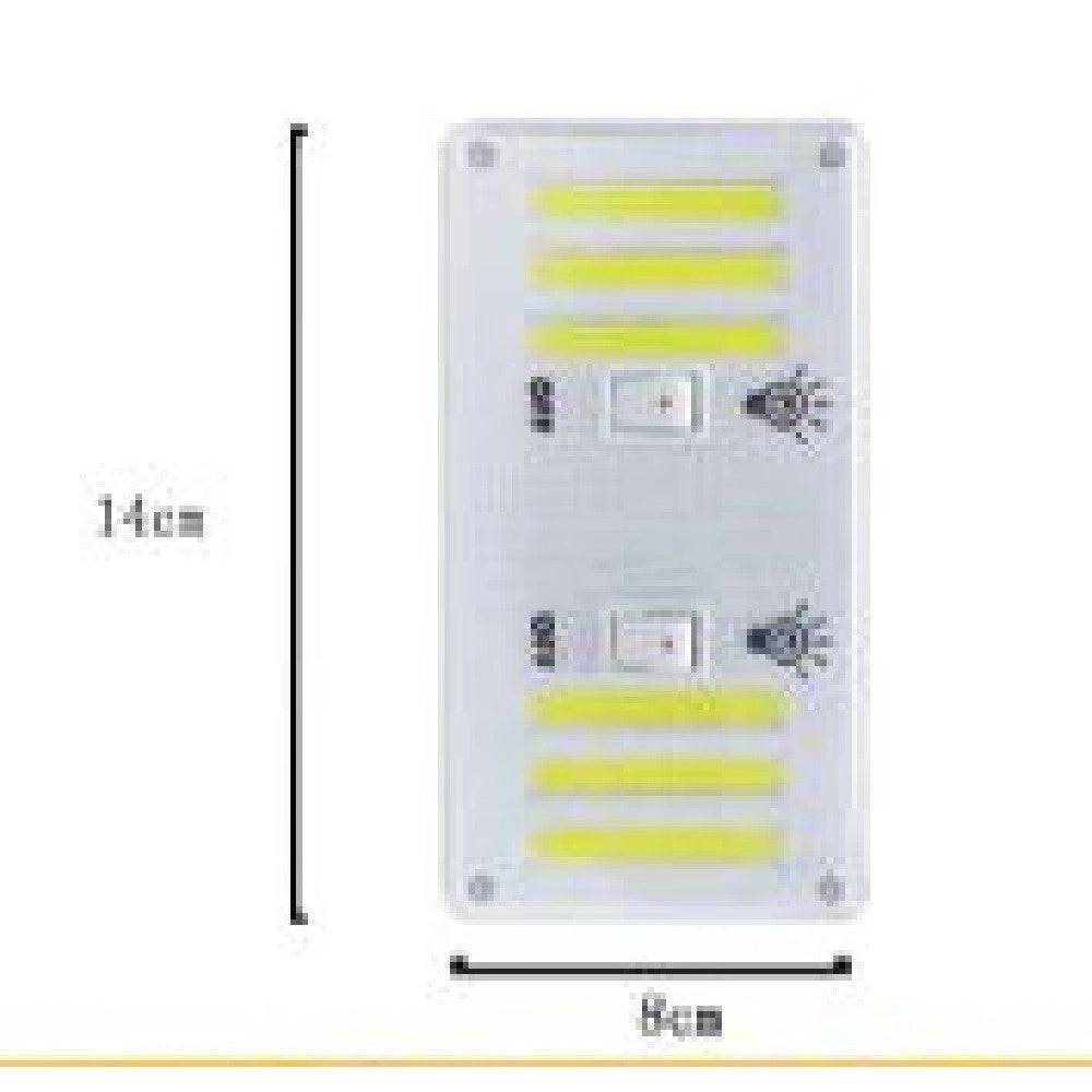 Trade Shop - Magnetic Cob Light Armadietto Emergenza Ricaricabile 9w 60 Led Cordless Tx-9631 -