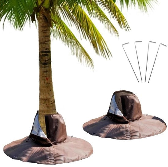 Protezione radici palme, protezione invernale per radici palme, protezione invernale per piante, protezione invernale per palme all'aperto, protezione radici palme invernale, 4 anelli, copertura piante protezione dal gelo protezione dal freddo