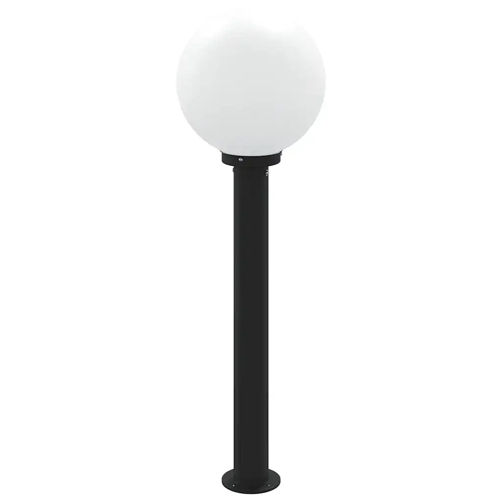 Lampada a paletto con sensore 80 cm Nera IP44 4006115