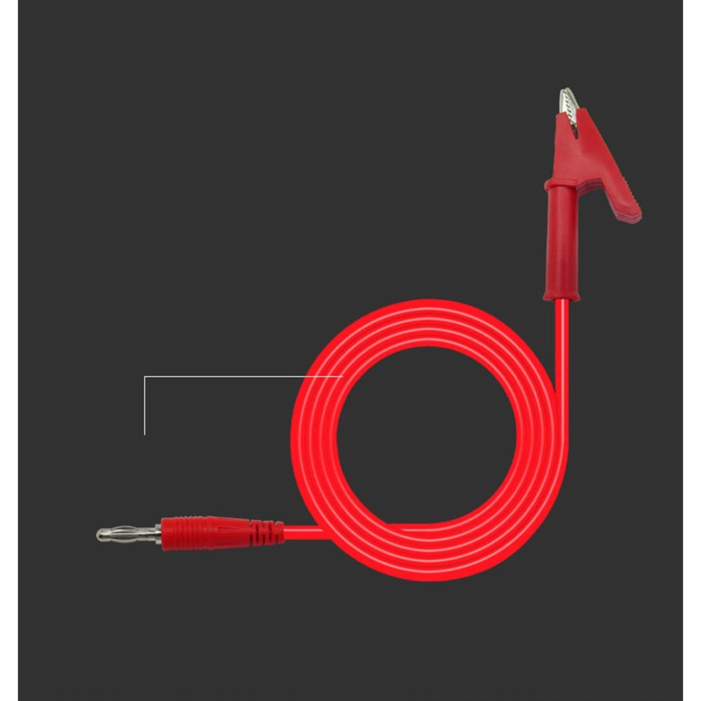 Cavi di Misurazione per Multimetro – Coccodrilli 1500V 15A 100cm | Isolamento PVC, Rame Puro