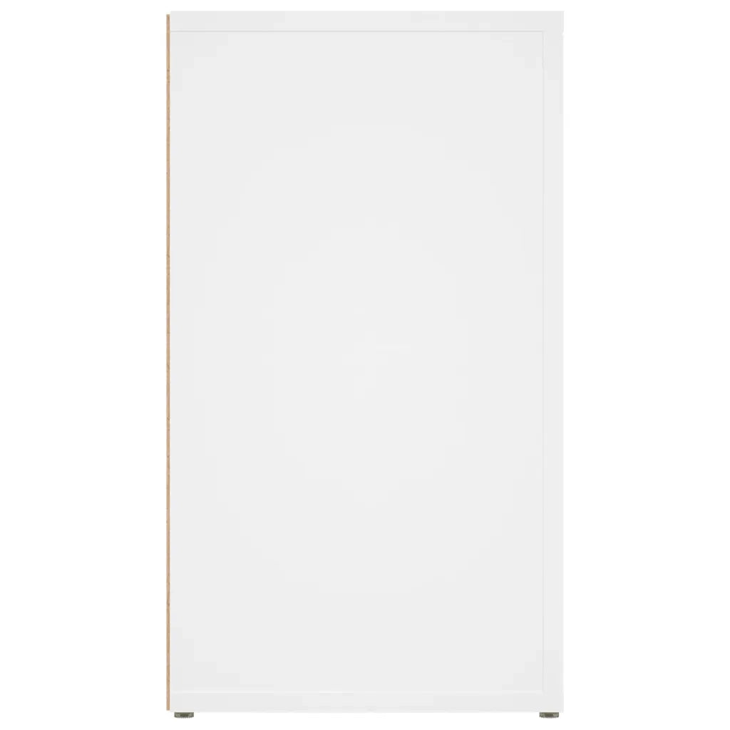 Credenza Bianca 80x30x54 cm in Legno Multistrato 819476