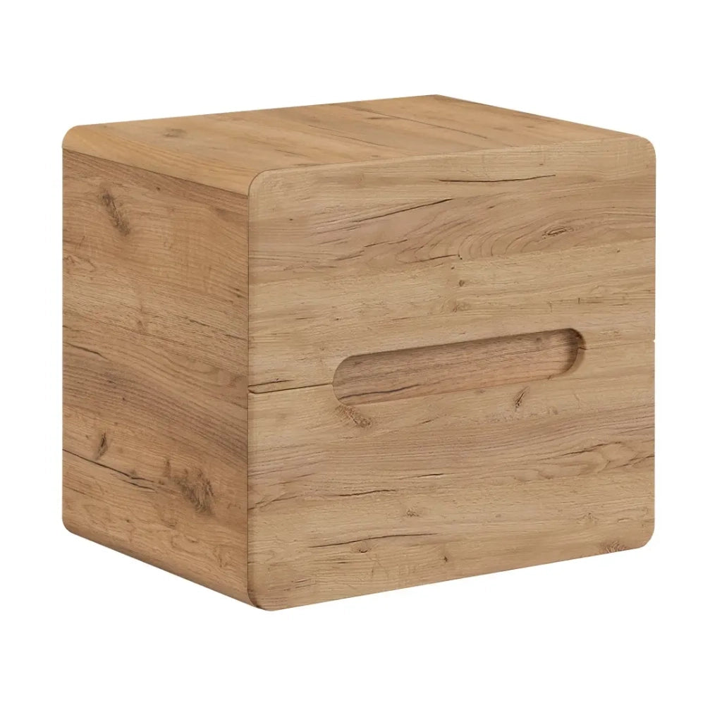 Mobile sottolavabo ERBANO – 2 cassetti – 60 cm – Colori rovere chiaro e grigio antracite – Design funzionale