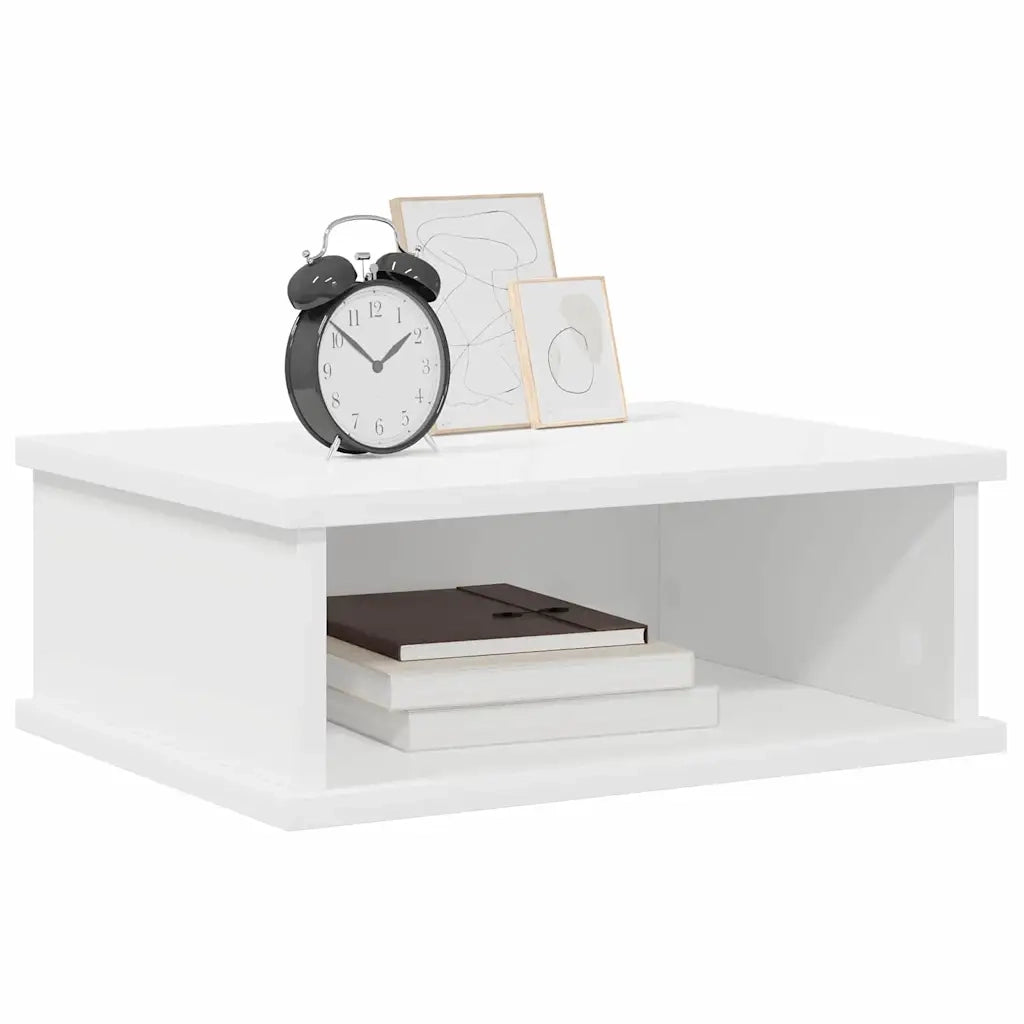 Comodino | Armadio da Notte | Mobiletto da notte Bianco 40 x 31 x 15 cm Legno multistrato
