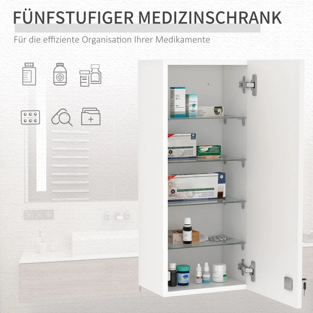 Armadietto per medicinali ¨C Minimal ¨C Bianco 30x20x70 cm