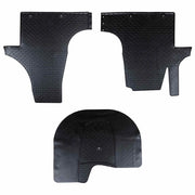 Tappetino per Auto 3 pcs Nero adatto per VW T5 2010-2015 Gomma