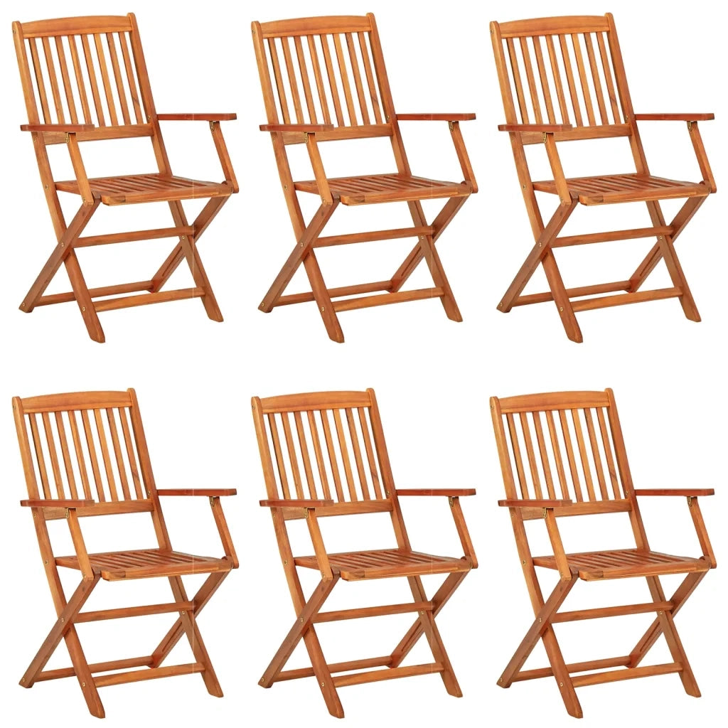 Set da Pranzo da Giardino 7pz 180x90x75cm Legno Massello Acacia 3086970