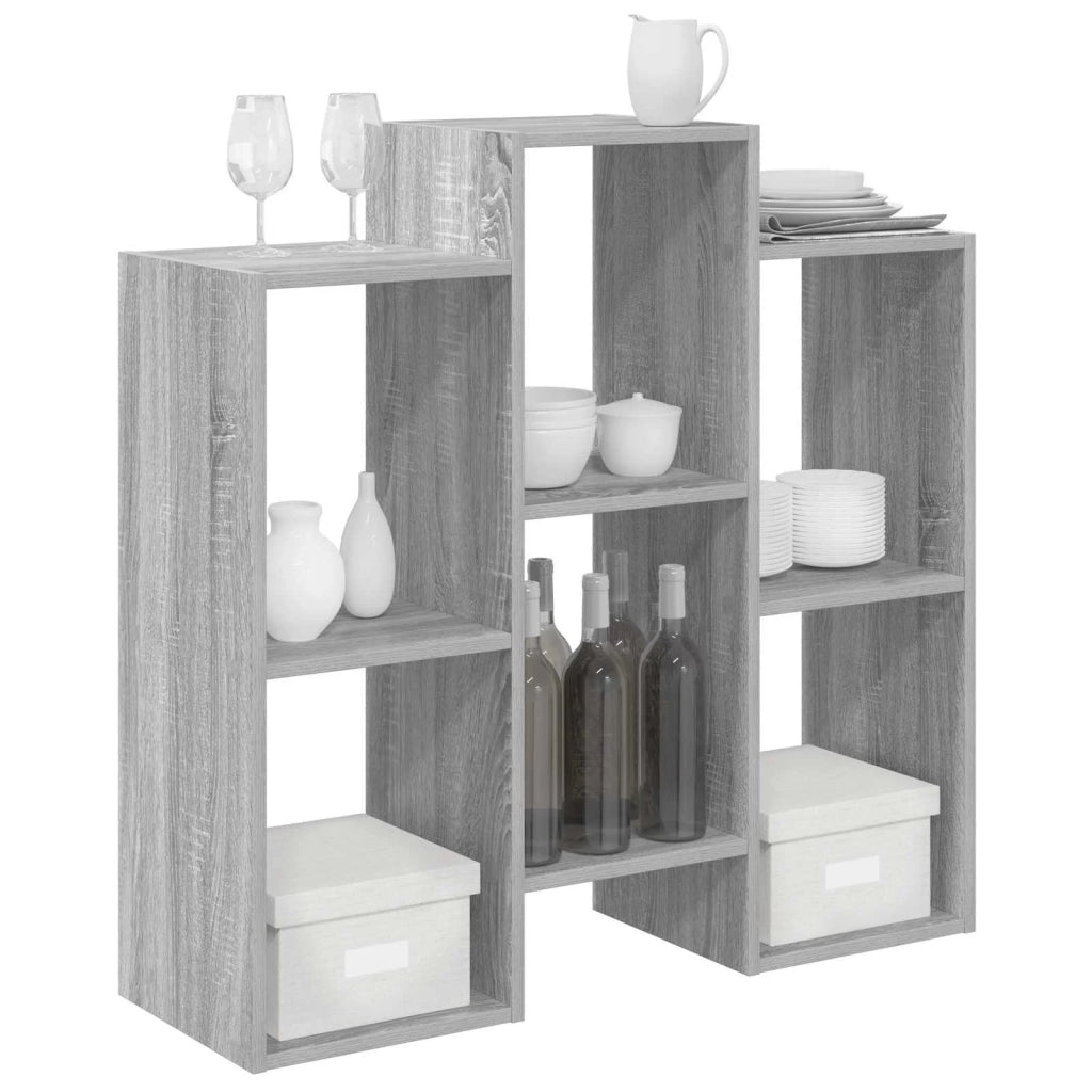 Credenza | Madia | Buffet da pranzo | Armadio da pranzo Grigio Sonoma 90 x 30 x 90 cm