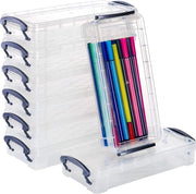 Pennebak 8-dell' 8, contenitore per penne in plastica con chiusura a pressione, contenitore per penne, penne, astuccio per penne, ripiegabile, pennebak, cassa di archiviazione, trasparente per studenti, matite, matite a olio, pennelli stile matita