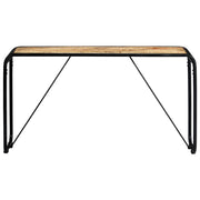Tavolo Consolle 140x35x76 cm in Legno Massello di Mango Grezzo 247869