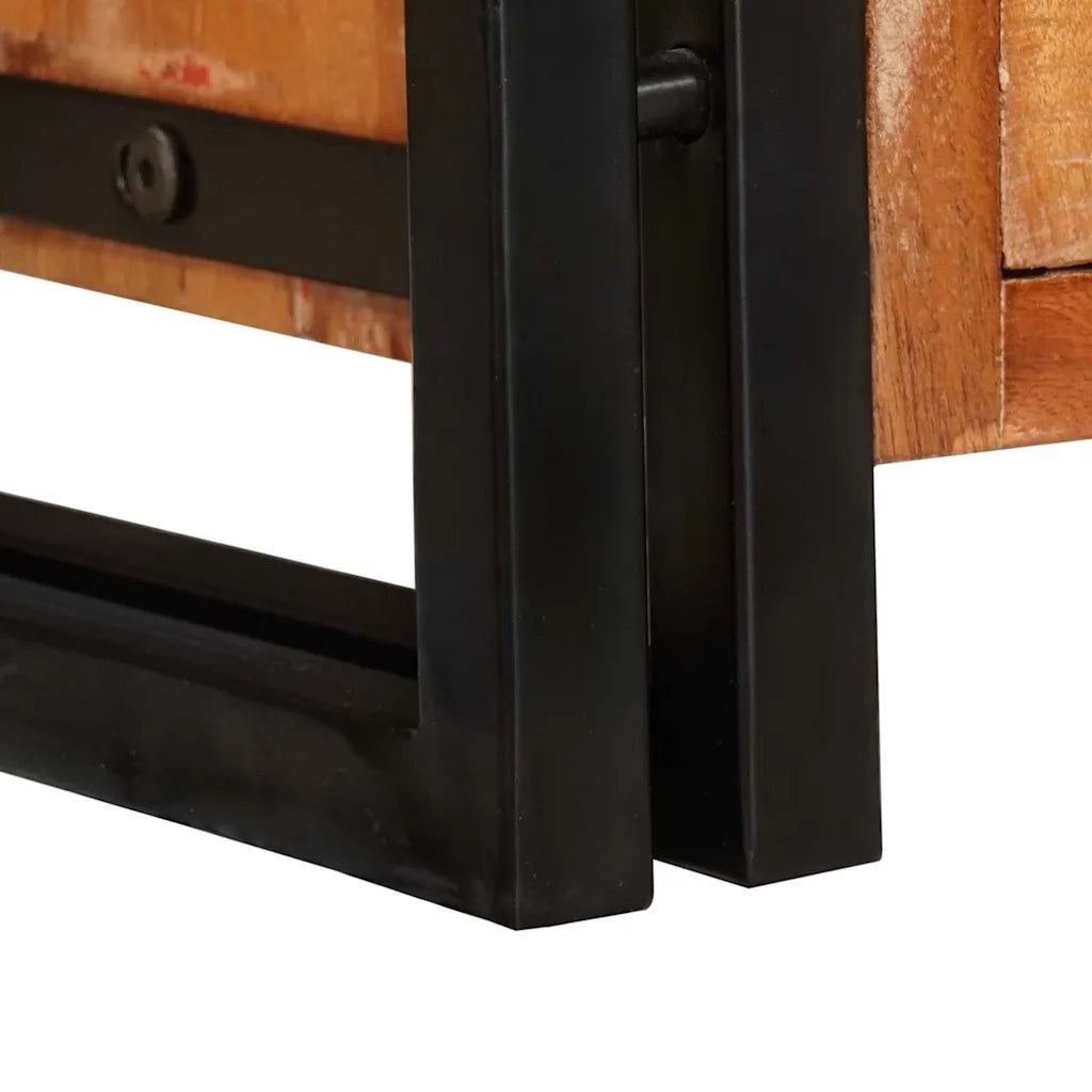 vidaXL Mobile TV Multicolore legno massello di riciclo