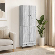 Set di armadi 2 pcs Sonoma grigio Legno ingegnerizzato 3416859