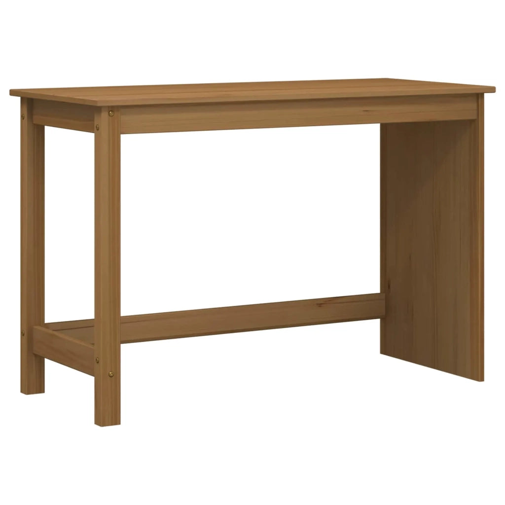 Set di Scrivania e Armadietto 2 pz Marrone Miele 3438775