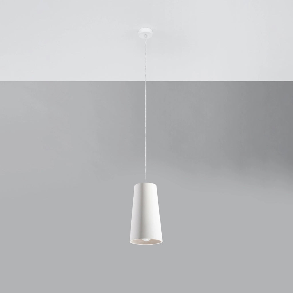 Lampada a sospensione HAVANA bianca ceramica Pure Lume GU10