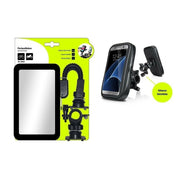 Trade Shop - Portacellulare Smartphone Impermeabile Attacco Per Bici Bicicletta Moto Xc-2663 -