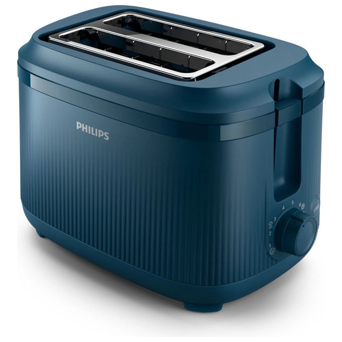 Philips, Serie 3000 HD2511-70 Tostapane, 2 Fette, Blu Malibu, 900W