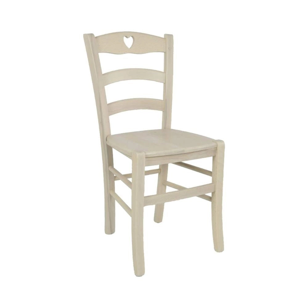 Sedia decoro crema corda 43x45x88 cm