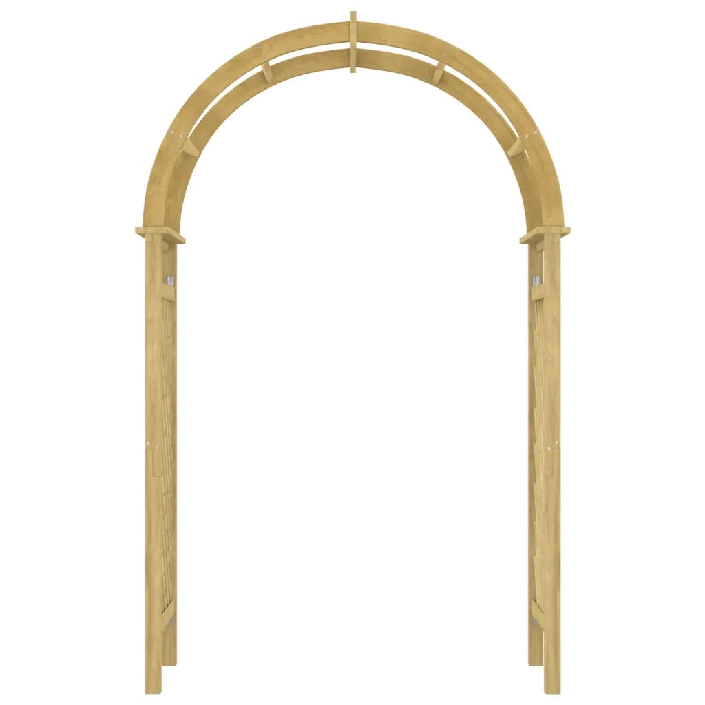 Arco con Traliccio 141x97x243 cm in Legno di Pino Impregnato cod mxl 69034