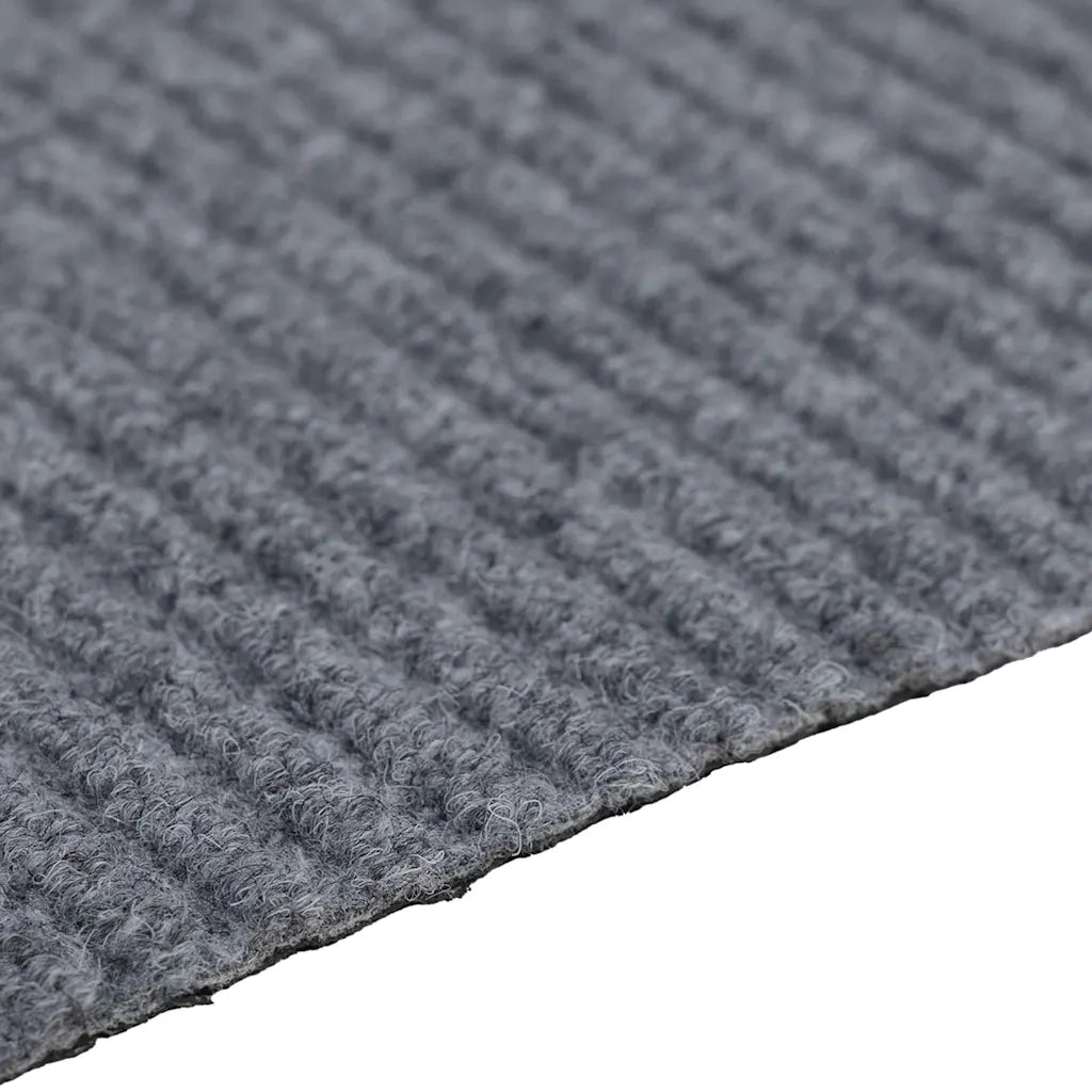 Runner in Moquette Grigio chiaro 100 x 250 cm Tessuto