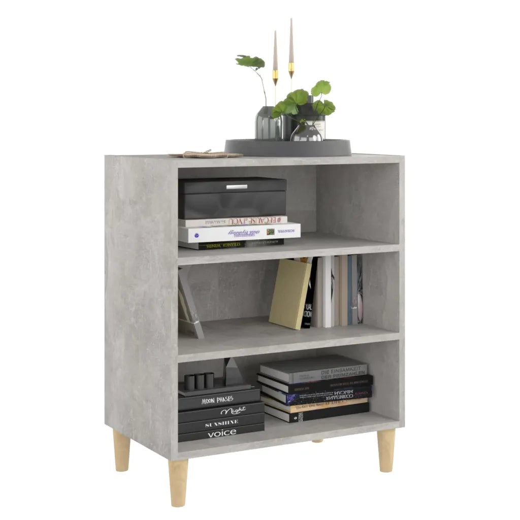 Credenza Grigio Cemento 57x35x70 cm in Truciolato cod mxl 13605