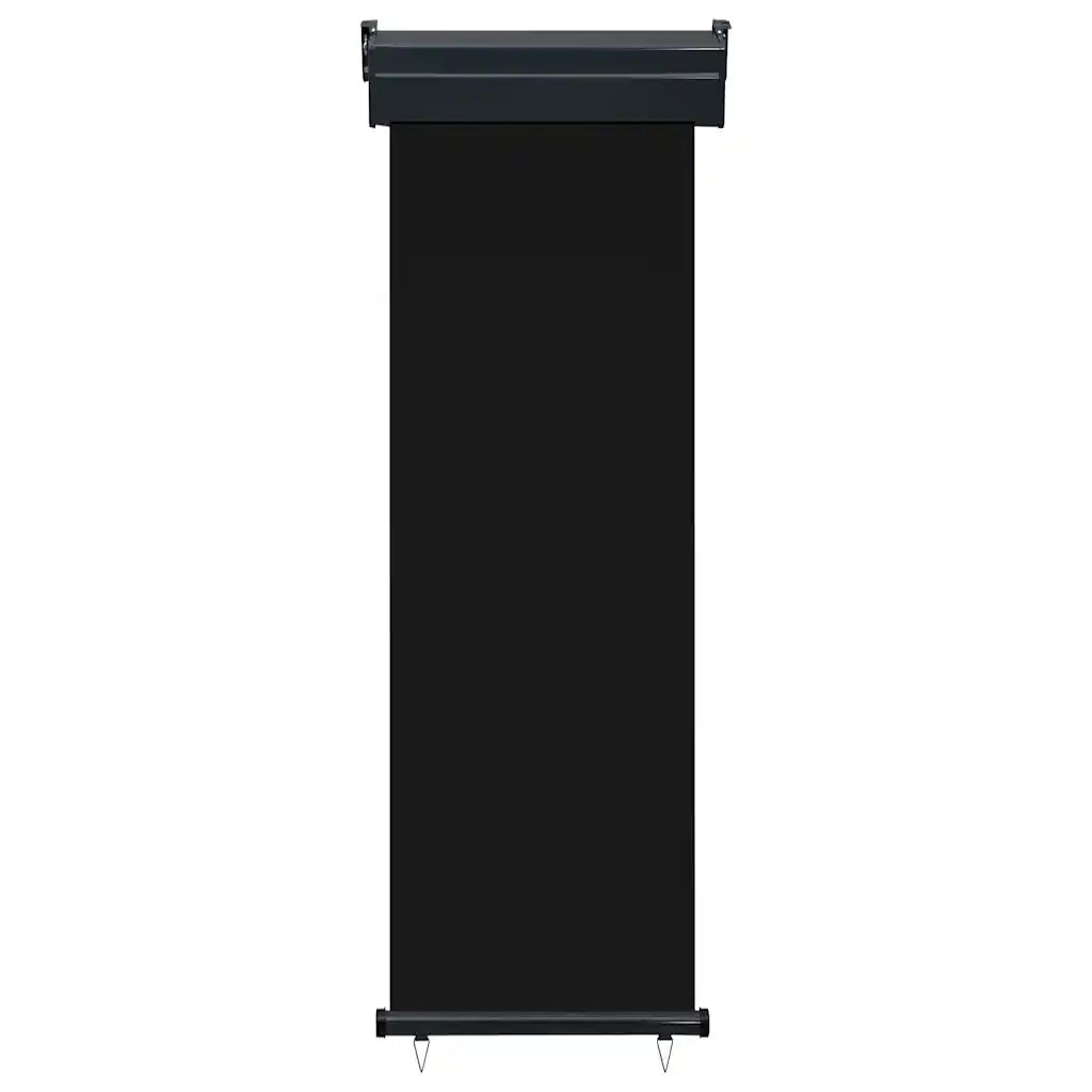 Tendalino Laterale per Balcone-Tenda da Sole Laterale per Patio 65x250 cm Nero