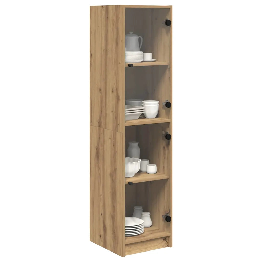 Credenza-Buffet-Armadio da cucina Rovere artigianale 35 x 37 x 142 cm Legno multistrato 438896