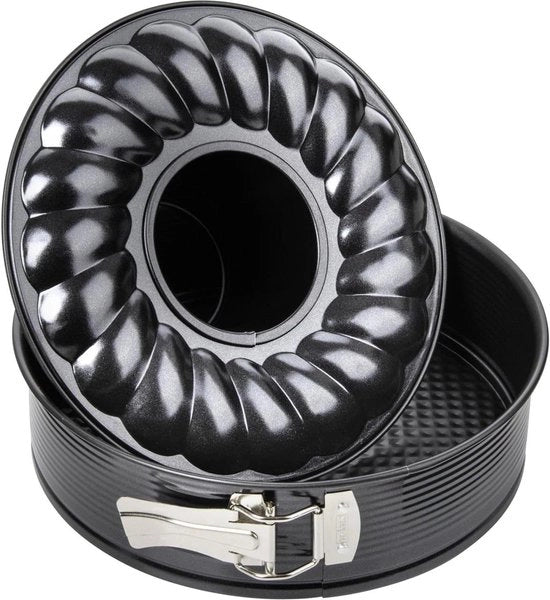 Piatto e fondo a tubo a forma di cono Ø 26 cm nero metallic - piatto a cono