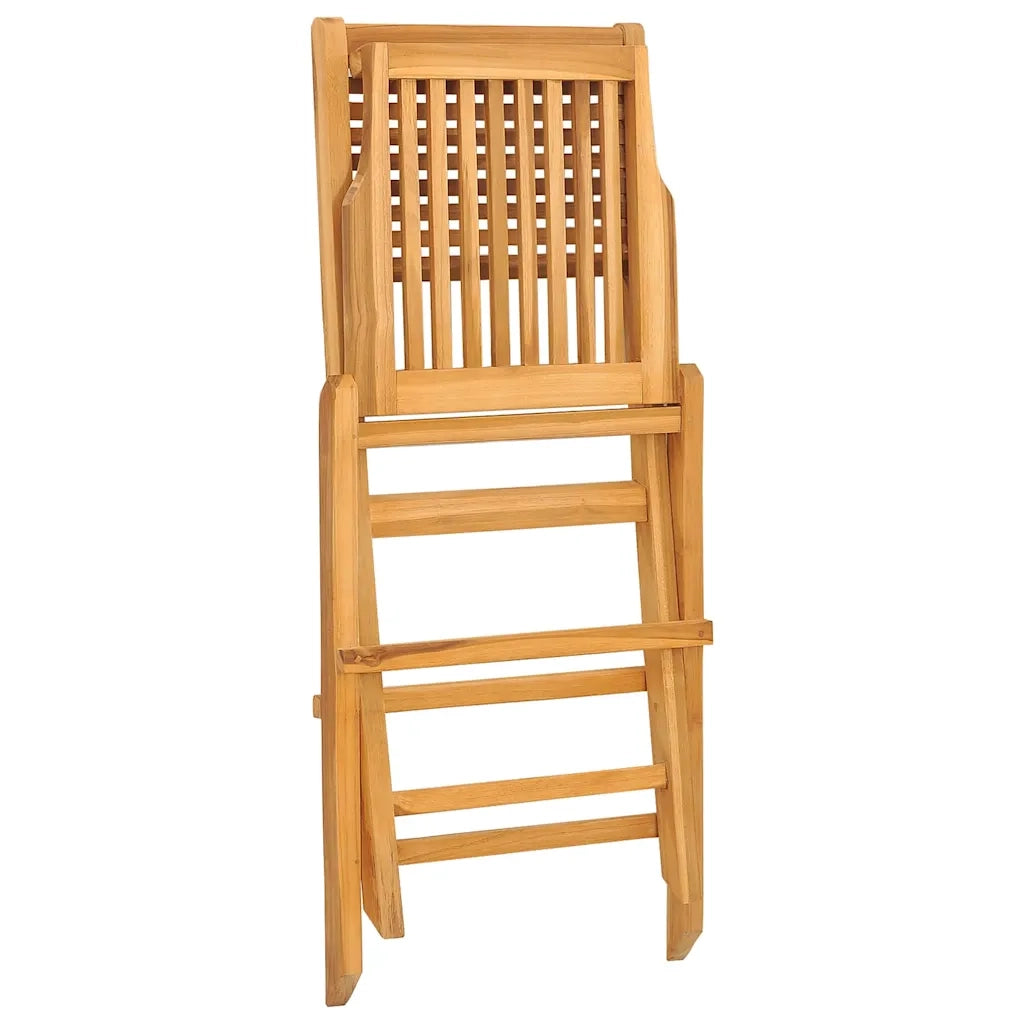 Sedie da Giardino Pieghevoli 2pz-Sedia da esterno 47x62x90cm Legno Massello Teak