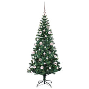 Albero di Natale | Decorazioni natalizie artificiale con luci integrate Verde 150 cm