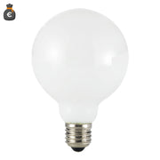 Alcapower Lampadina LED Globo 125 Classic Vetro Bianco 10W E27 1300lm 4000K Luce Naturale 360 Gradi Classe Energetica E Diametro 125mm