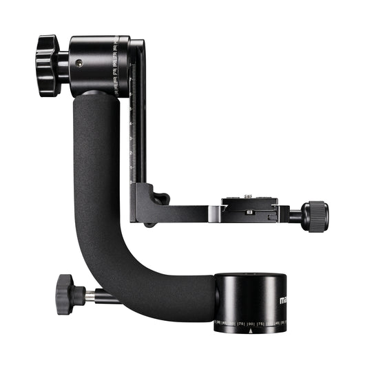Mantona Gimbal TK-II testa del treppiede per teleobiettivo (capacità di carico 8 kg, peso 1,06 kg inclusa piastra a sgancio rapido), 20365